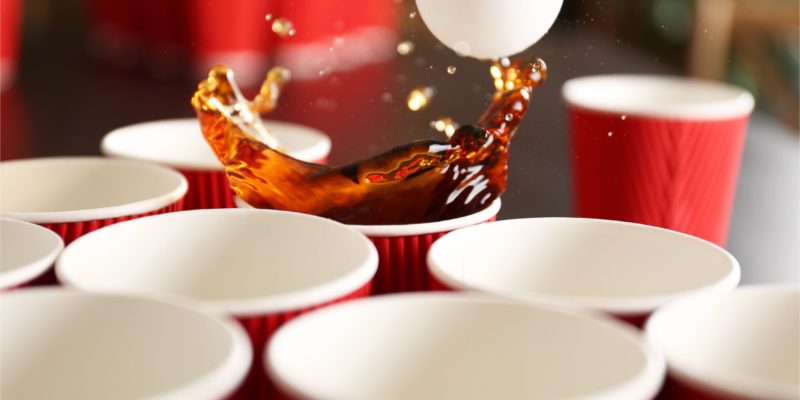 Beer Pong Downtown Raleigh at Lucky B's