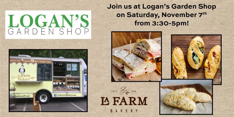 La Farm Bread Truck at Logan's Garden Shop