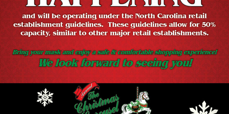 Friday, Nov. 27– Sunday, Nov. 29: The Christmas Carousel