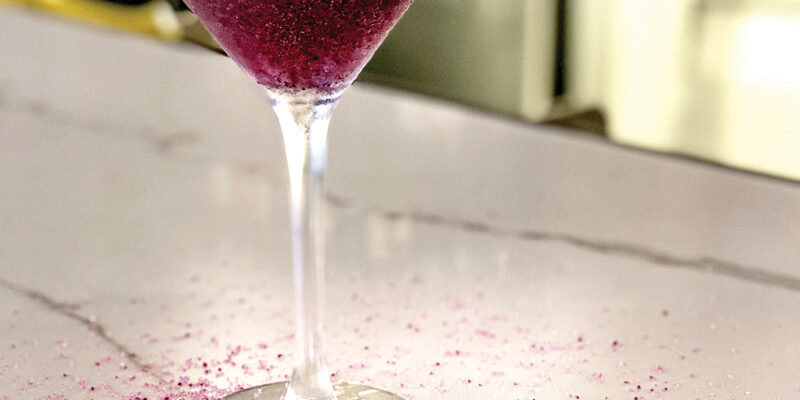 Sugar Plum Fairy Martini at 10th & Terrace