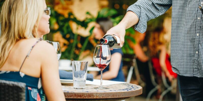 Wine at Mulino Italian Kitchen & Bar