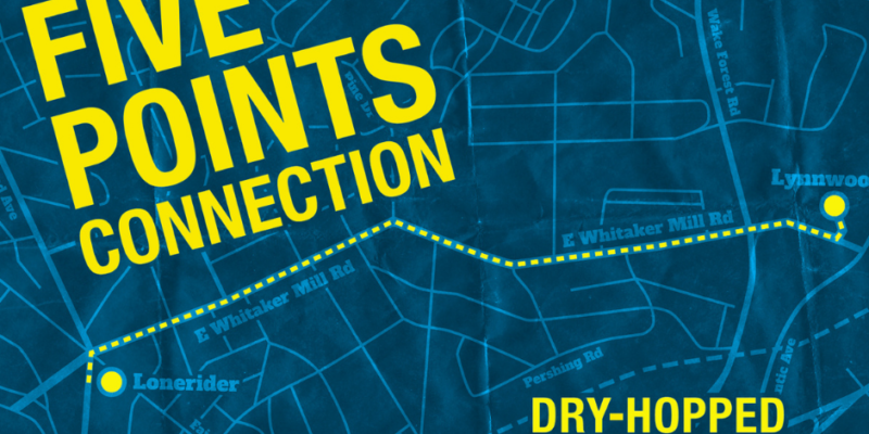 Five Points Connection Lonerider Beer in Raleigh