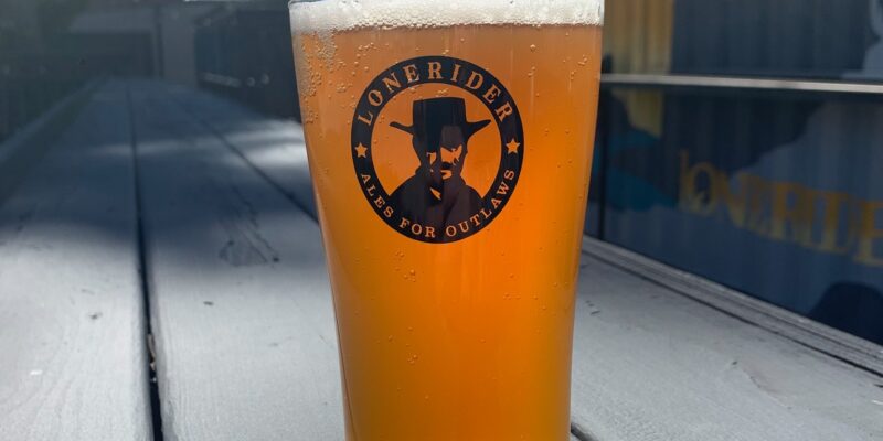 Lonerider Brewery in Five Points in Raleigh NC Patio