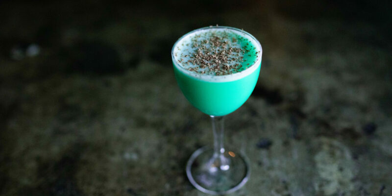 Grasshopper Vegan Cocktail at Killjoy in Raleigh NC