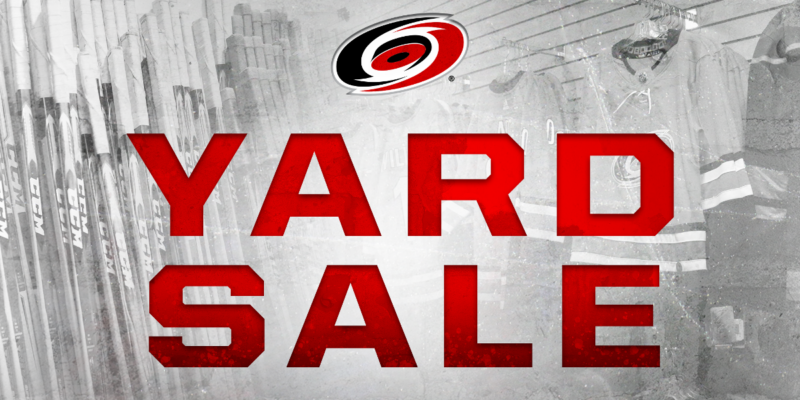 carolina hurricanes yard sale
