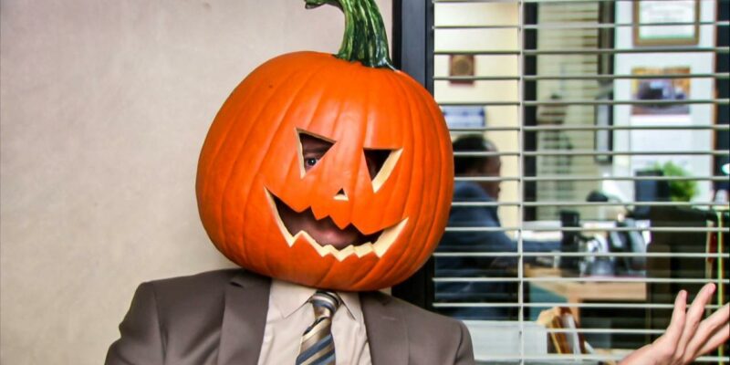 dwight shrute pumpkin head