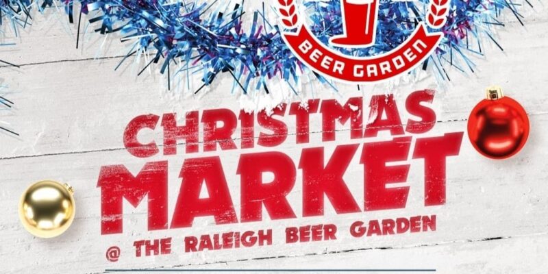 Shop, Have a Beer and bring Your Dog to the Raleigh Beer Garden Christmas Market