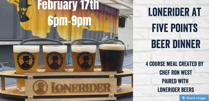 Lonerider at Five Points Beer Dinner