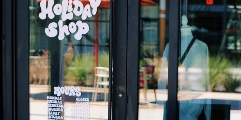 Triangle Pop-Up Holiday Shop