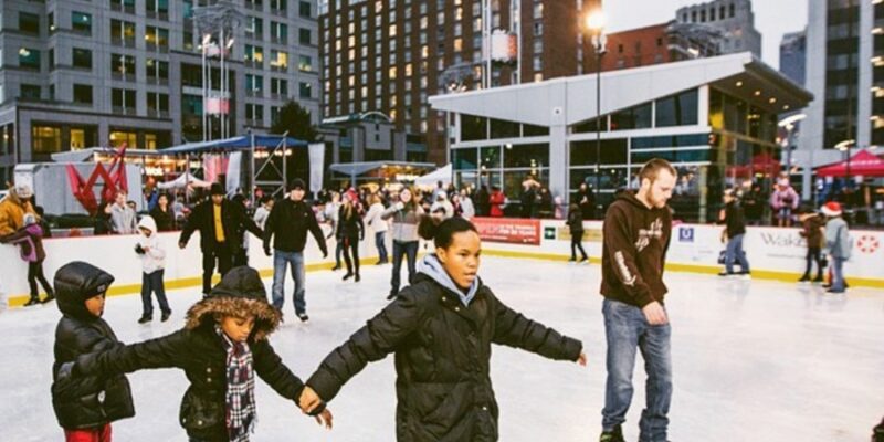 Raleigh Ice Skating Rink Downtown
