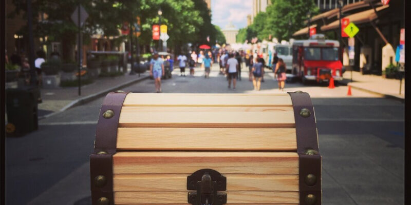 Sip and Stroll Triangle Treasure Hunt