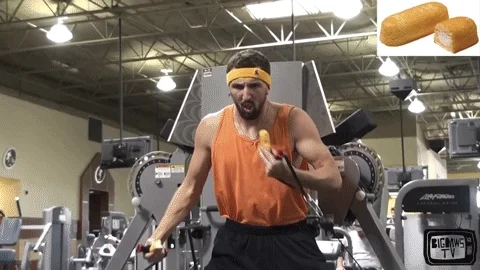 Workout Eating Gif