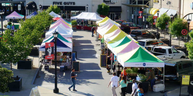 Midtown Farmer's Market Aerial View