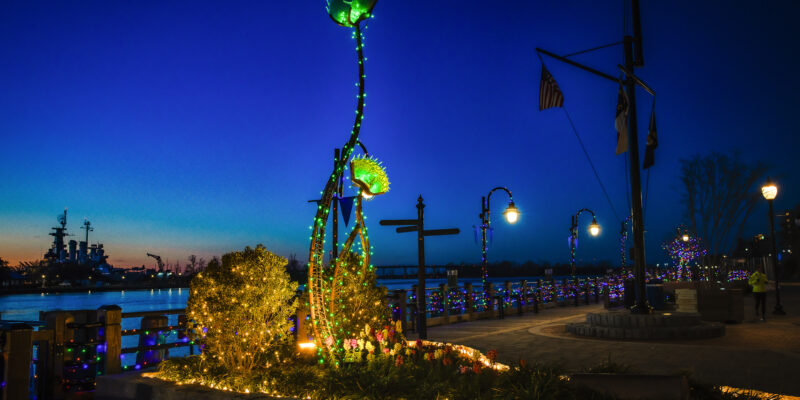 Holidays on Water in Wilmington - Riverfront Lights