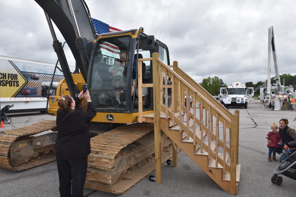 Junior League Raleigh Touch a Truck - Heavy Equipment Close Up