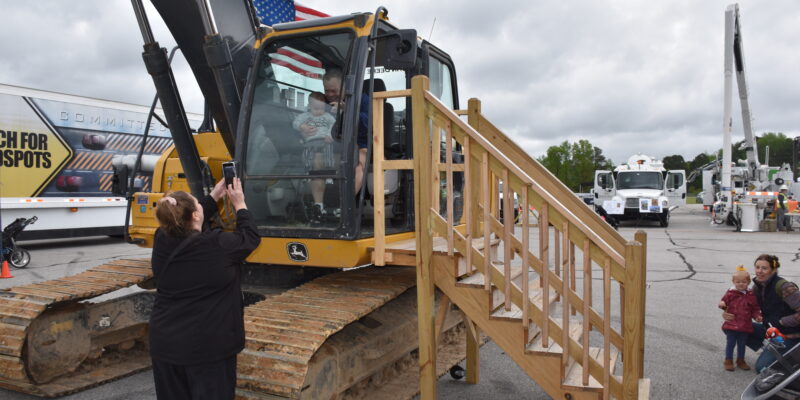 Junior League Raleigh Touch a Truck - Heavy Equipment Close Up