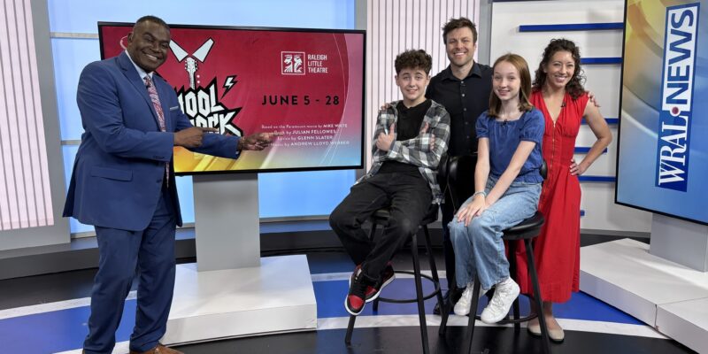 School of Rock Visits WRAL